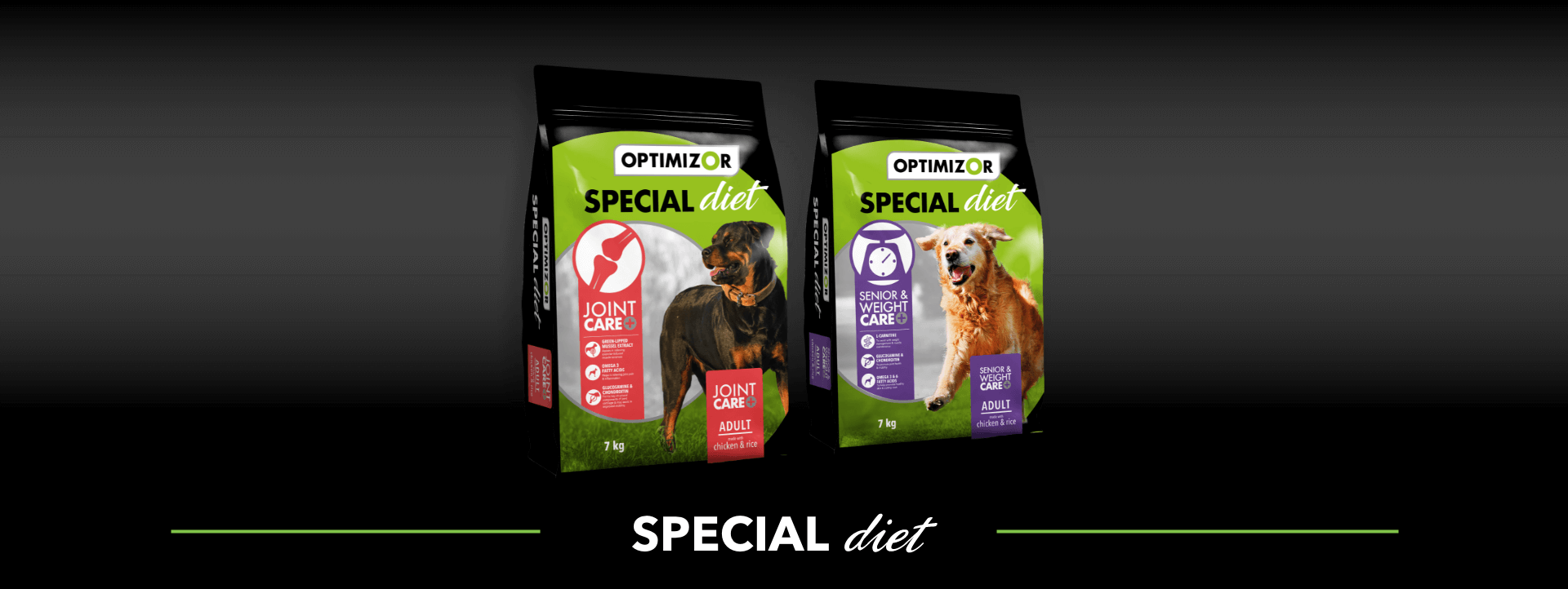 Special Diet product page